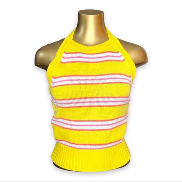 Just My Stripe Zipper Top